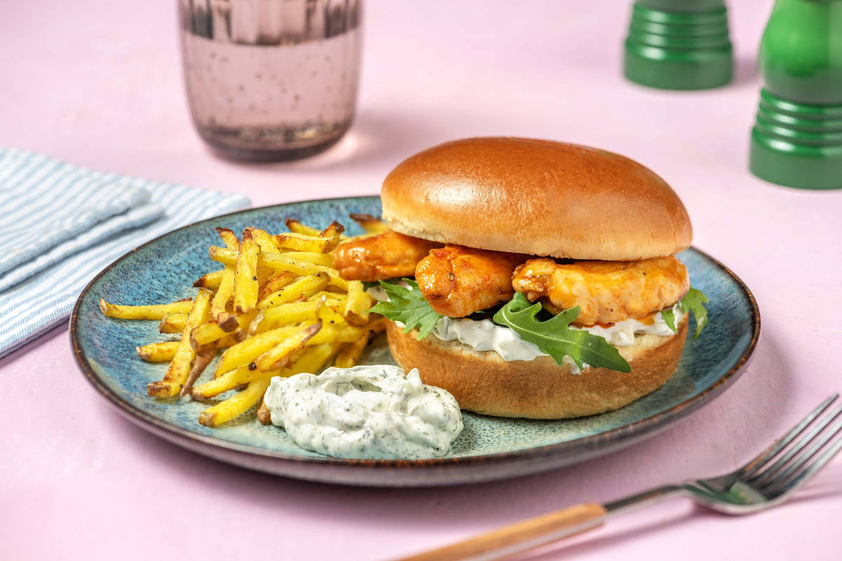 Sandwichs au poulet Buffalo