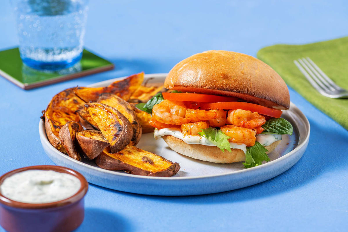 Buffalo-Tossed Shrimp