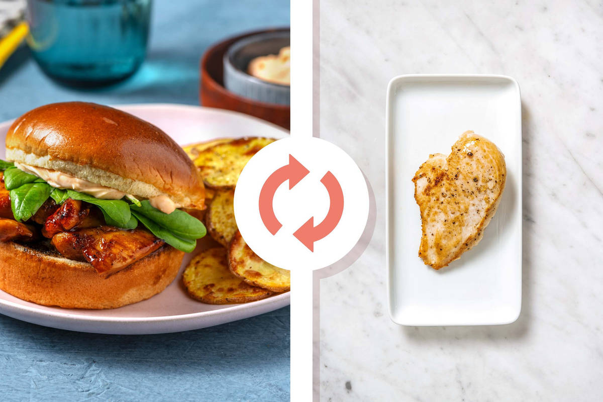 Sticky Glazed Chicken Breasts Sammies