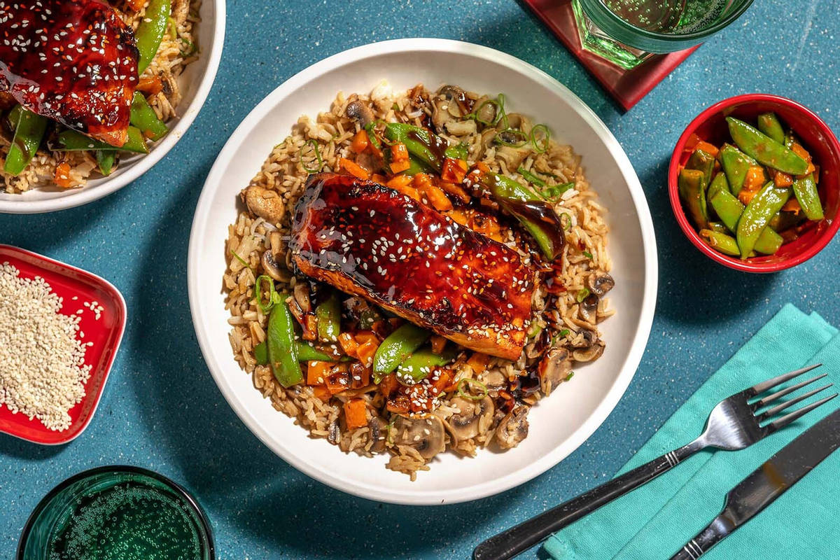 Sticky Teriyaki Salmon