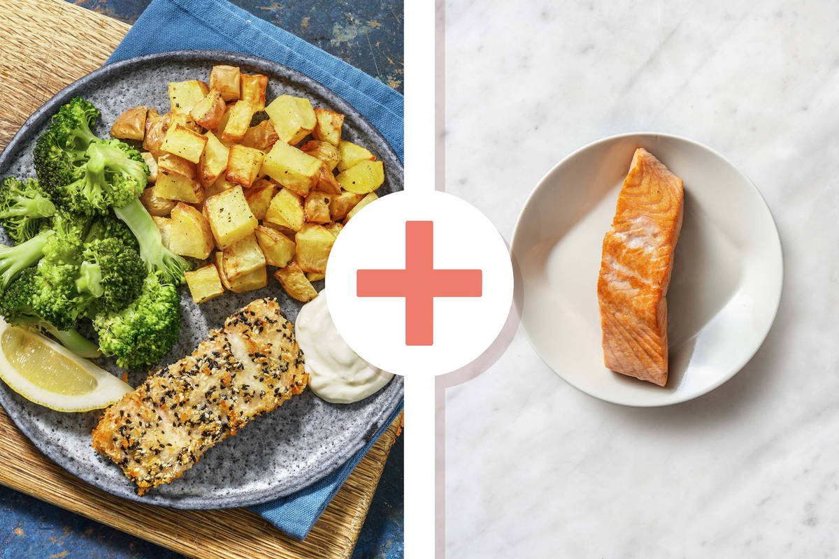 Sesame-Crusted Double Salmon