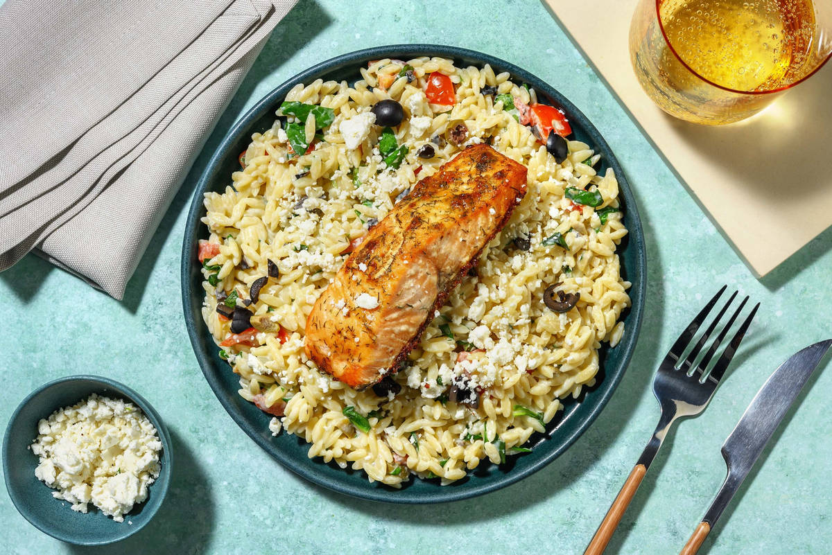 Roasted Dill-Garlic Double Salmon