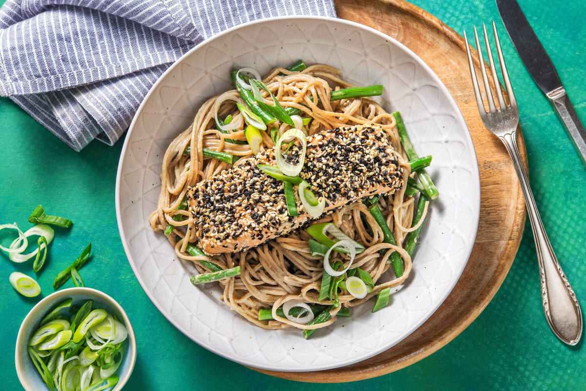 Sesame-Crusted Salmon