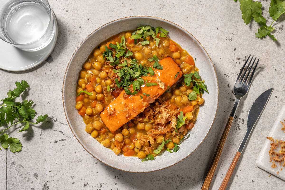 Smart Mango-Glazed Double Salmon