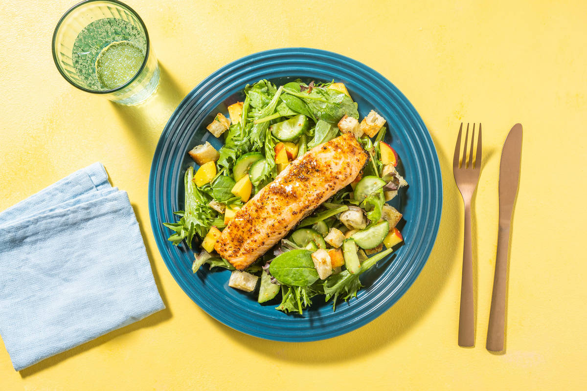 Roasted Honey-Mustard Salmon