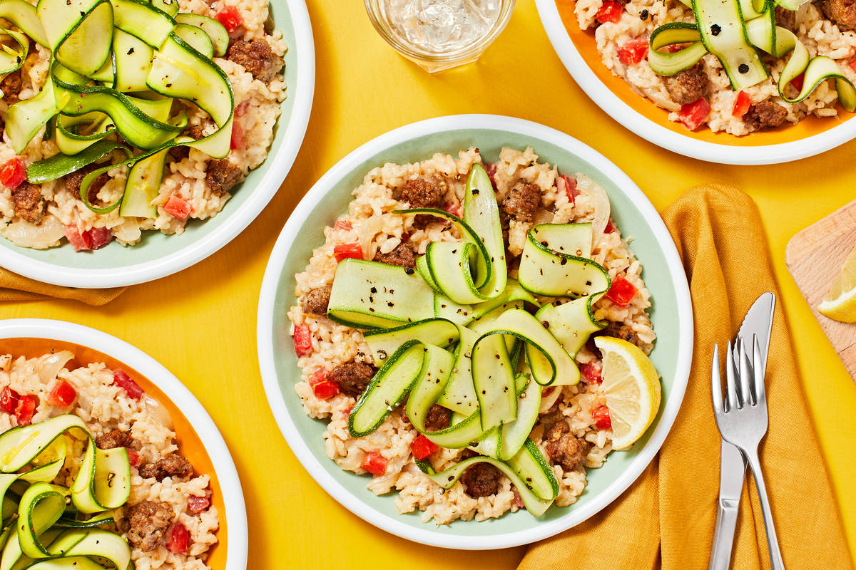 Sausage and Tomato Risotto