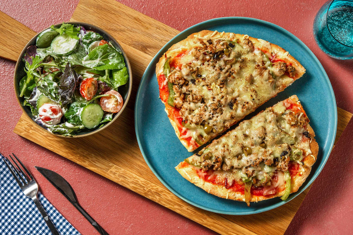 Mini pizzas aux saucisses