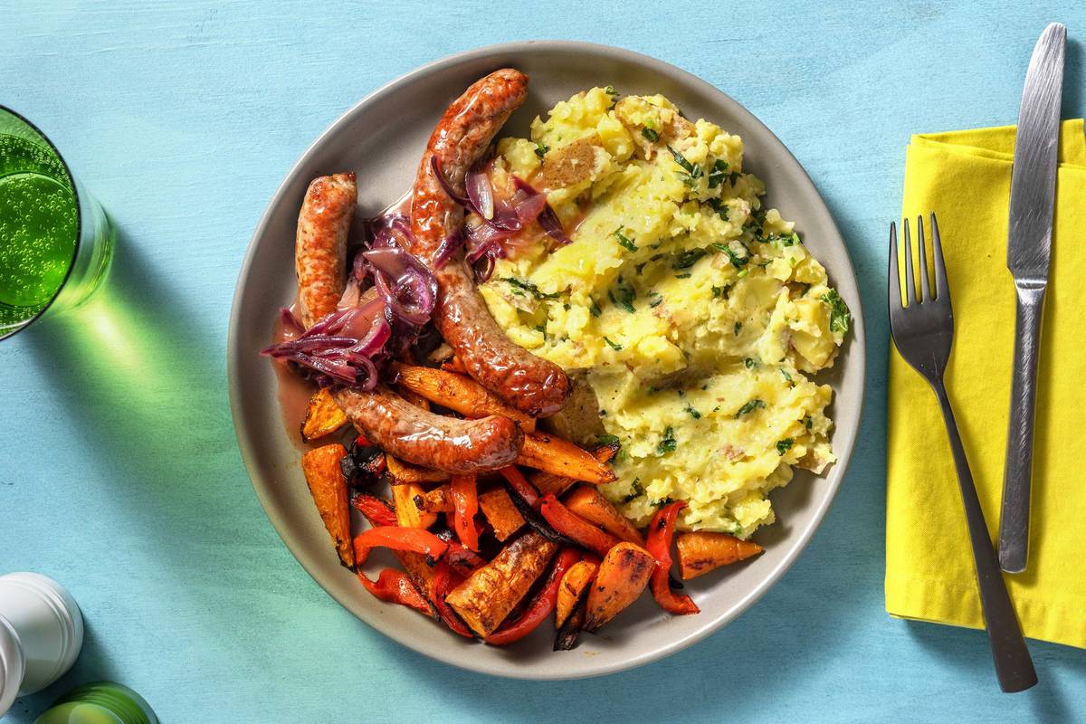 Sausages and Mash