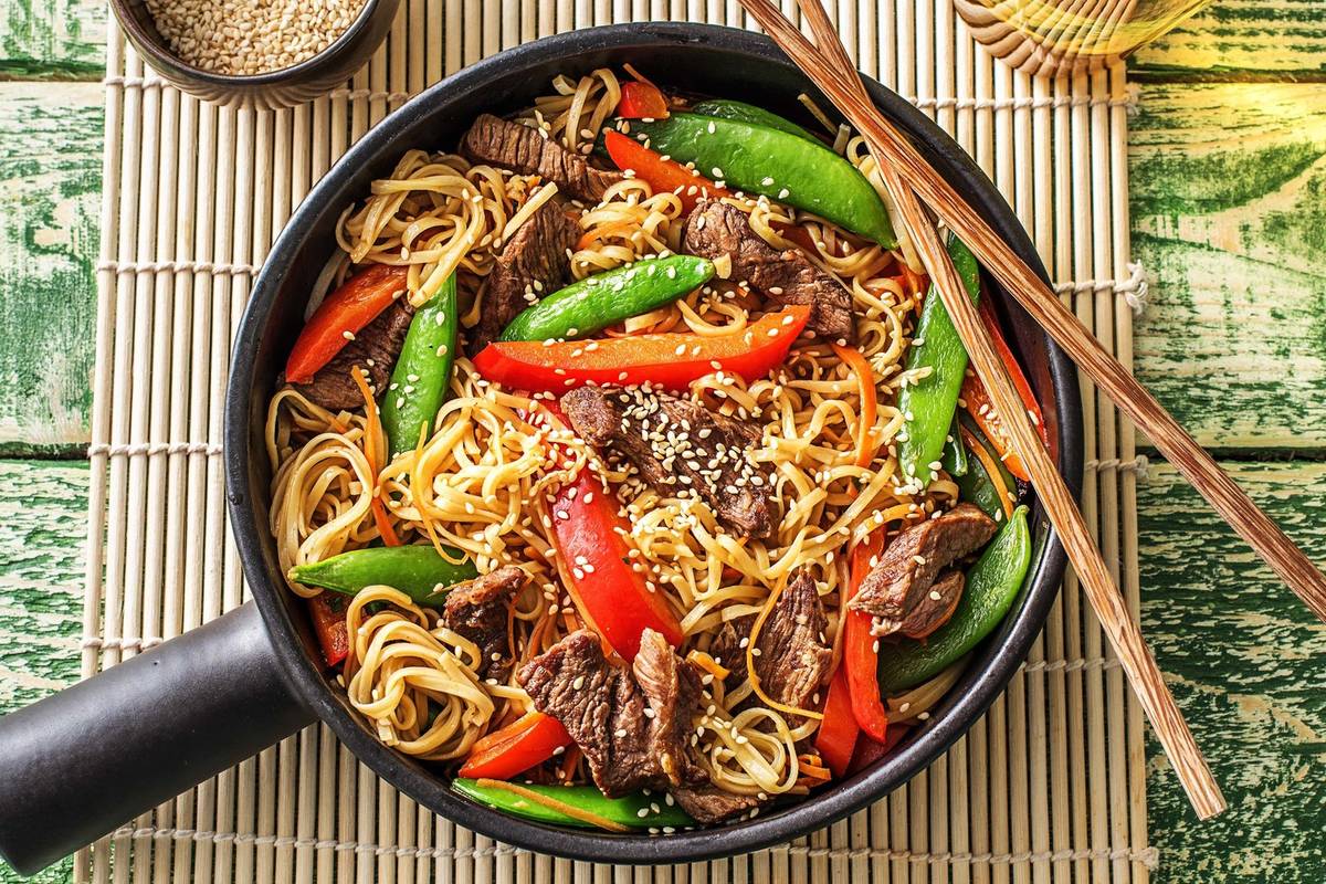 Sauté de bœuf à l’ail et au gingembre