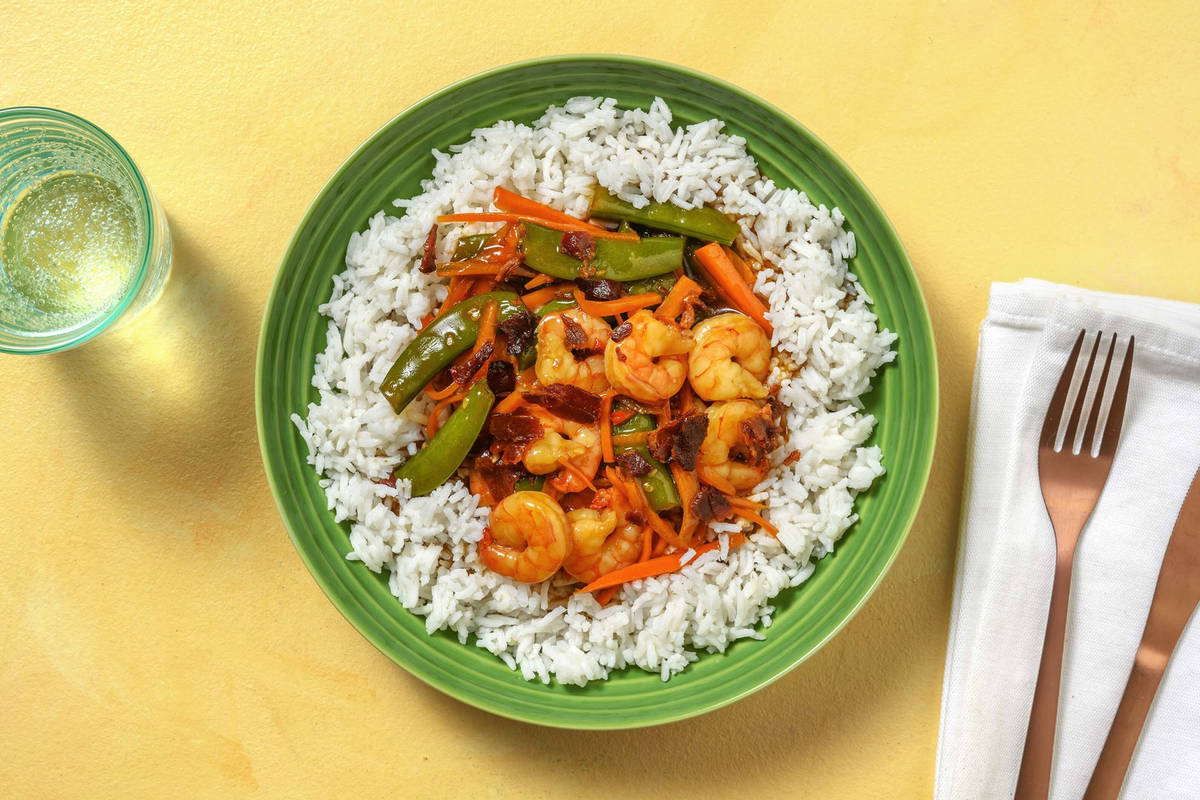 Sesame Shrimp Stir-Fry