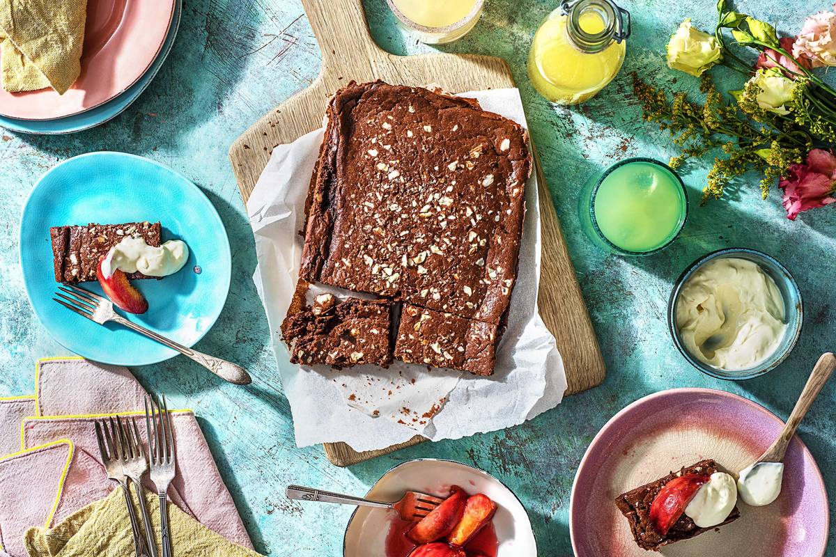 Schoko-Bohnen-Brownies
