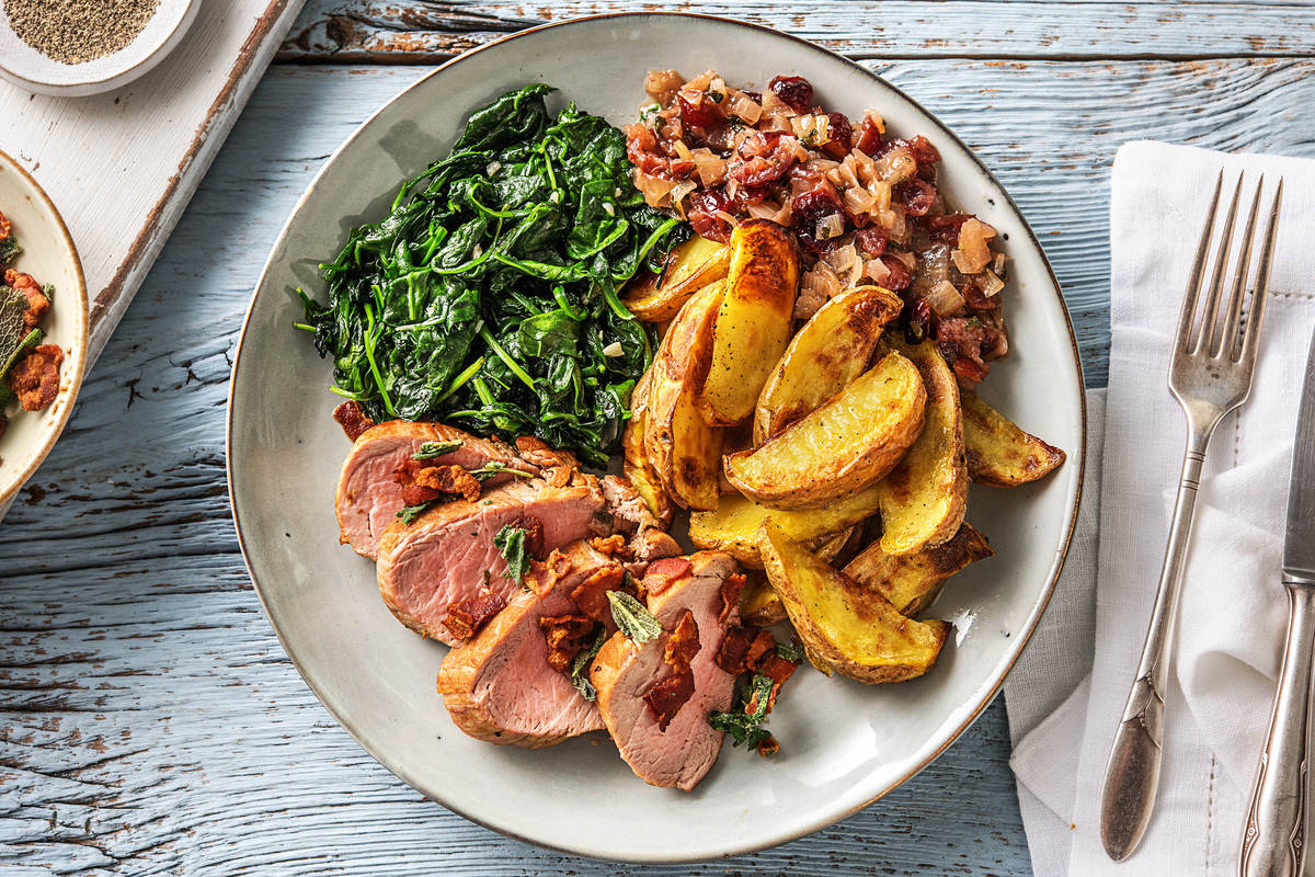 Bacon-Salbei-Schweinsfilet