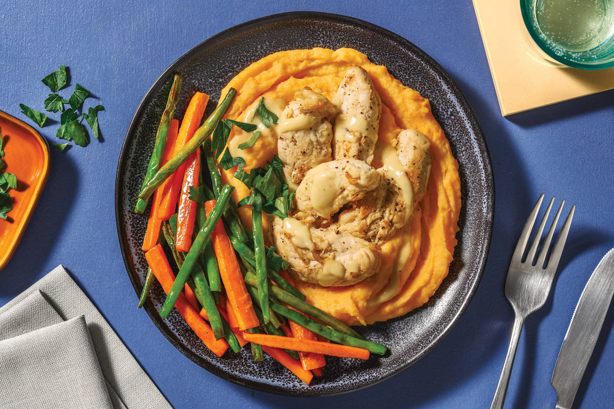 Seared Chicken & Creamy Nan's Sauce