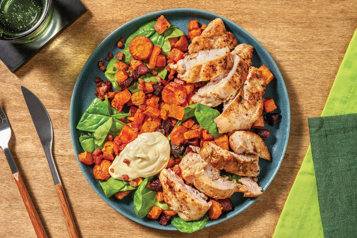 Aussie Chicken Bacon Roast Veggies Recipe HelloFresh