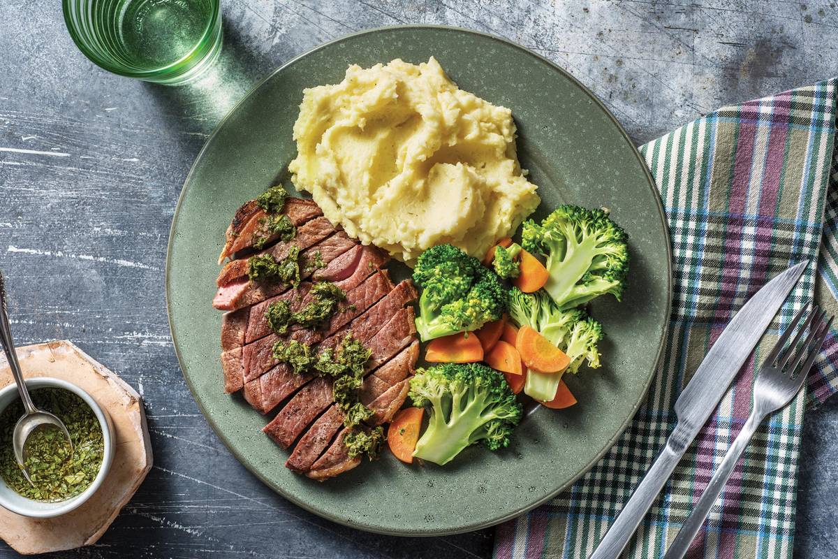 Seared Lamb Steak