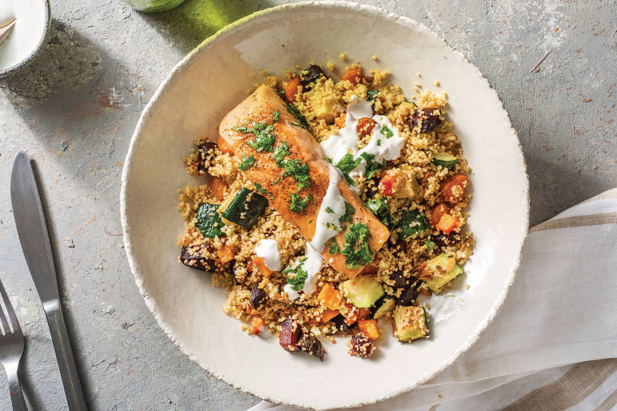 Salmon & Lemon-Herb Butter Sauce
