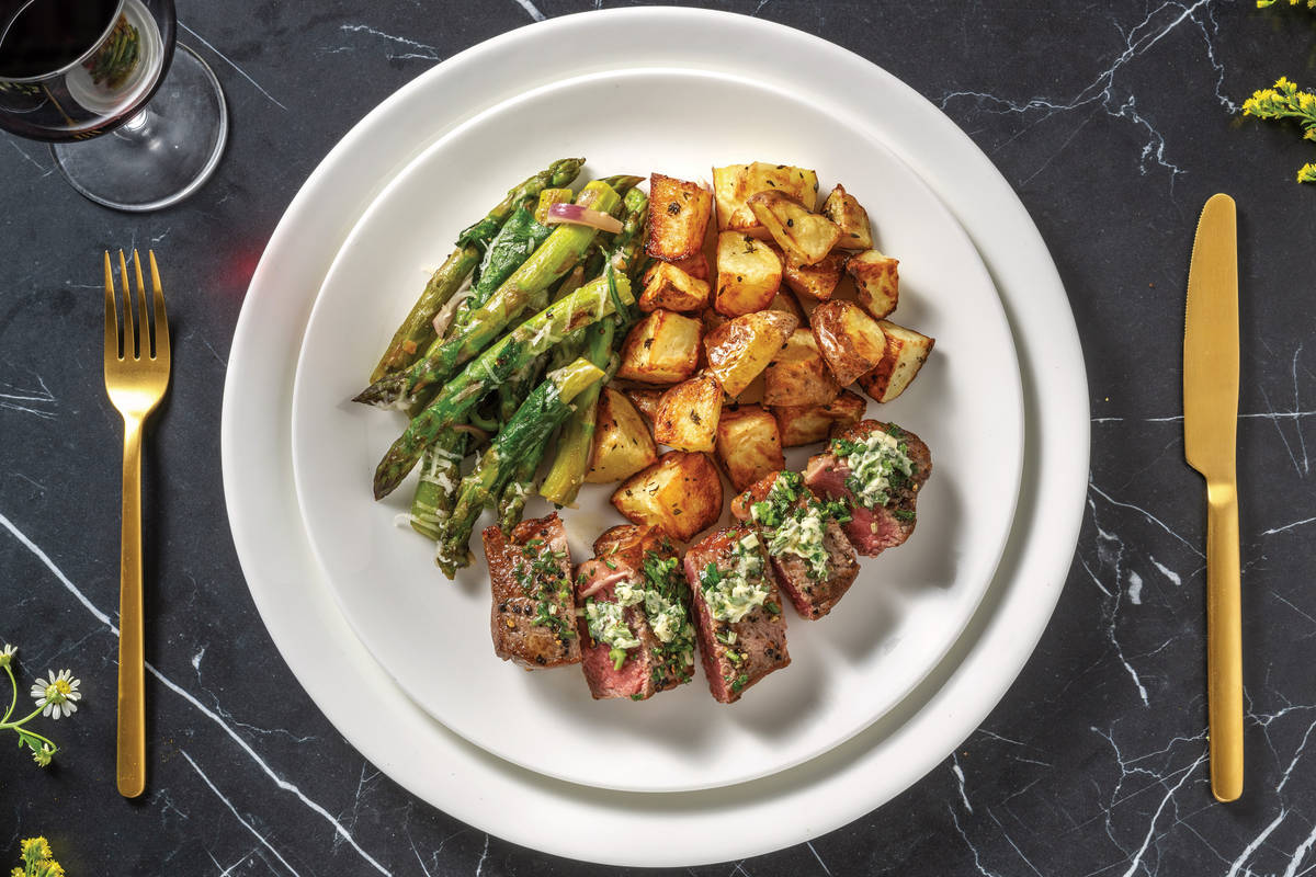 Seared Fillet Steak & Balsamic Potatoes