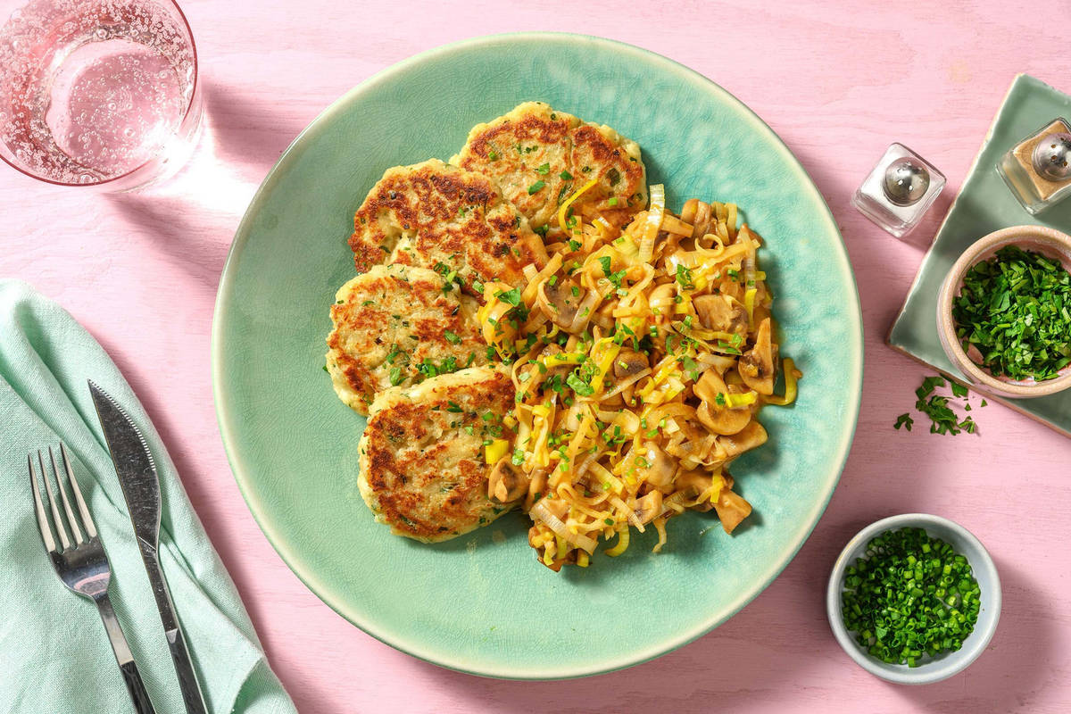 Selbst gemachte Pfannenknödel aus Semmeln