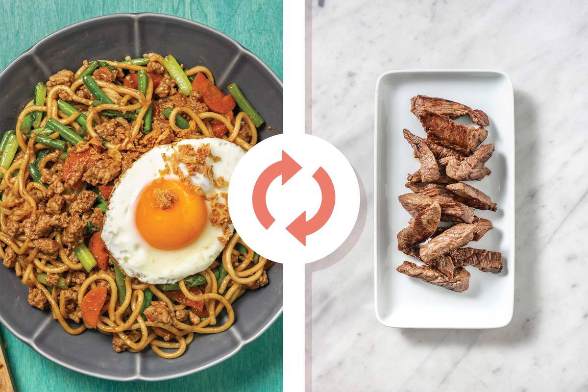 Sesame-Hoisin Beef Noodles