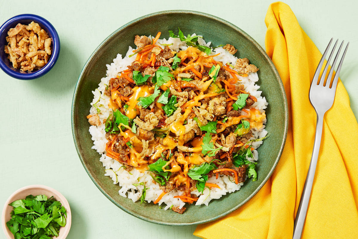 Sesame-Soy Beef Bowls