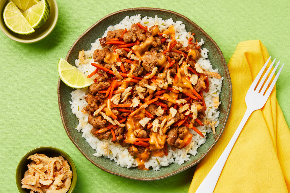 Sesame-Soy Pork Bowls