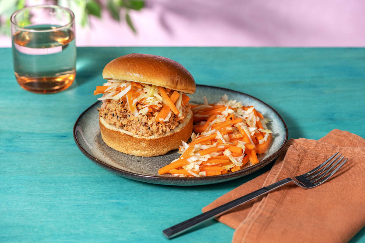 Sesame-Sriracha Tuna Sandwich