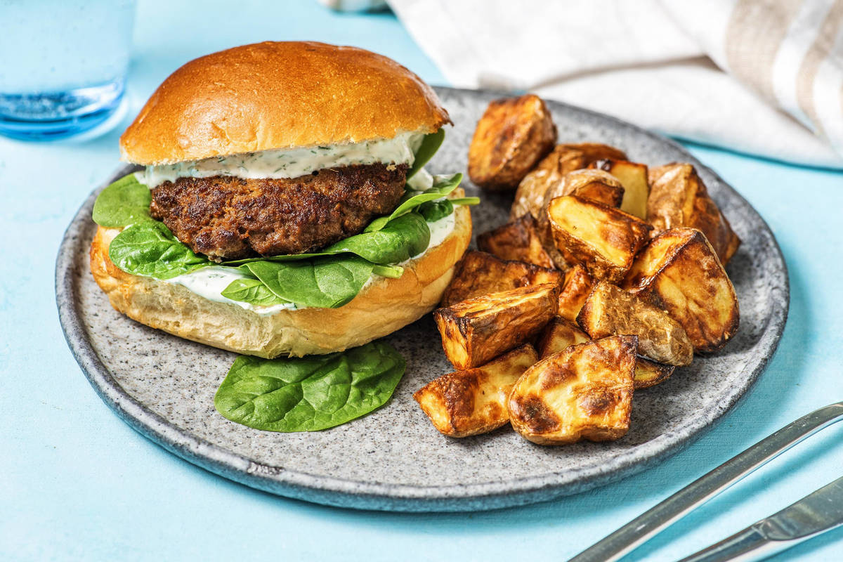 Shawarma-Spiced Lamb Sandwich