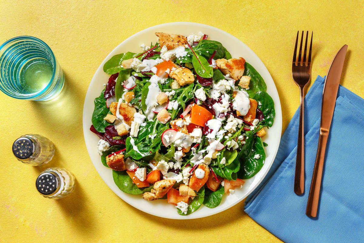 Shawarma-Style Chicken Salad