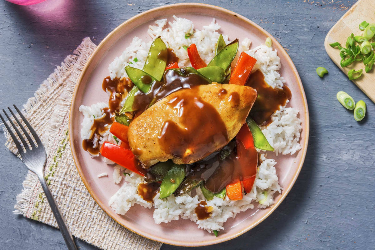 Sheet-Pan Hoisin Chicken and Veggies
