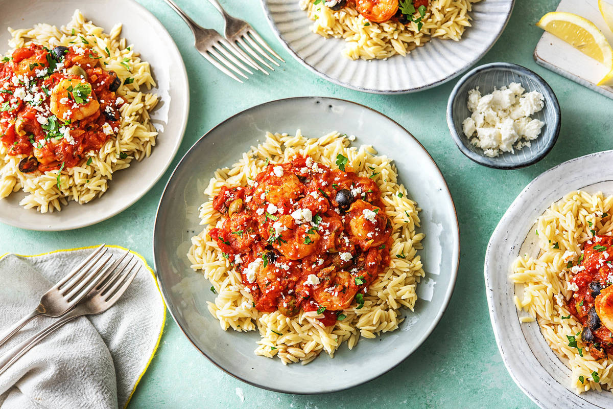 Saganaki de crevettes