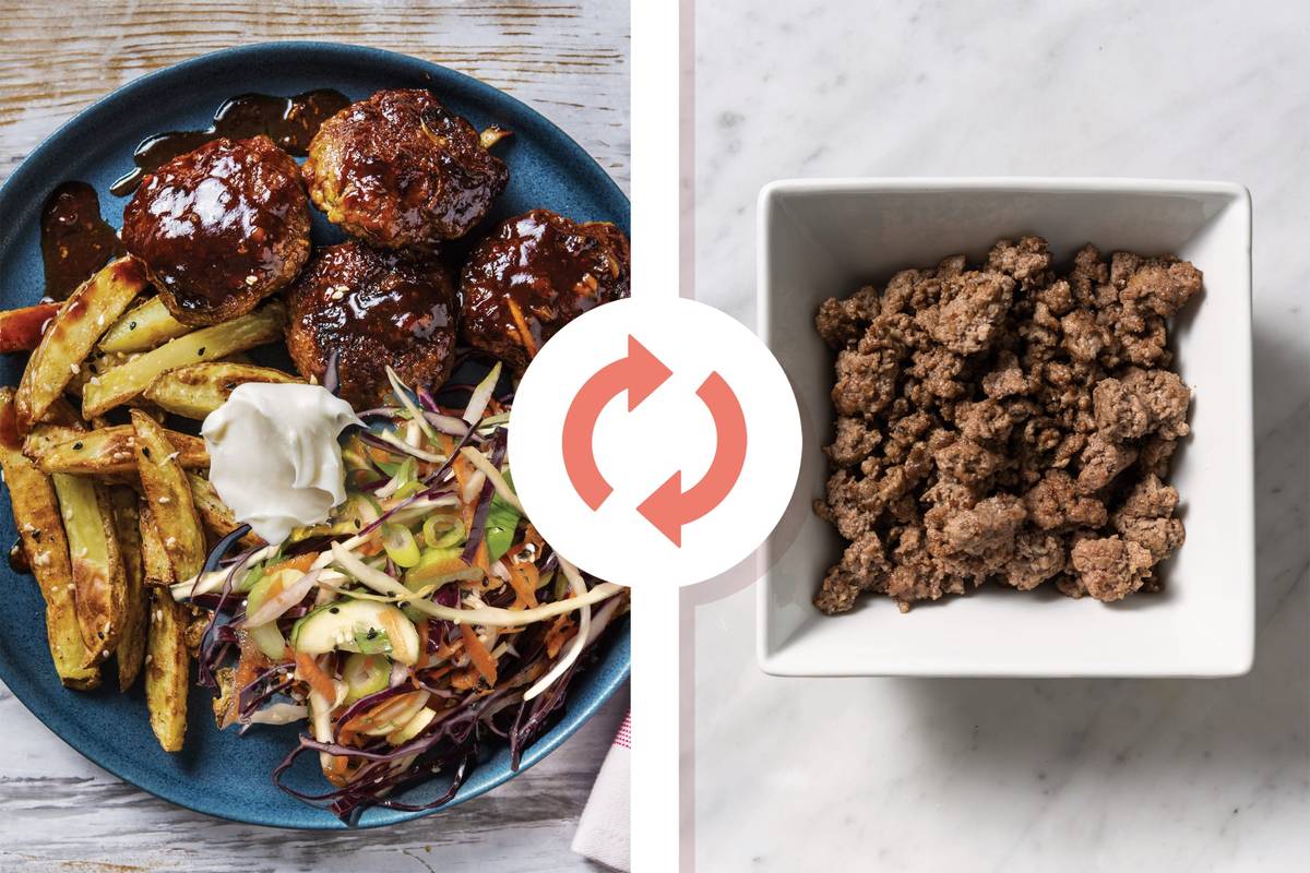 Sichuan-Glazed Beef Rissoles