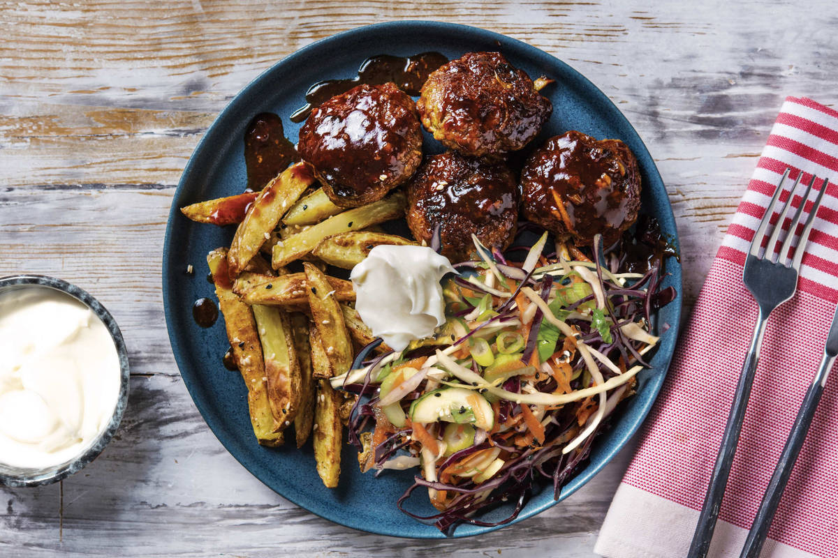 Sichuan-Glazed Pork Rissoles
