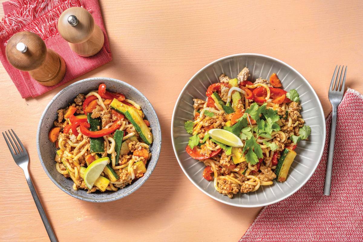 Sichuan Pork Udon Noodles