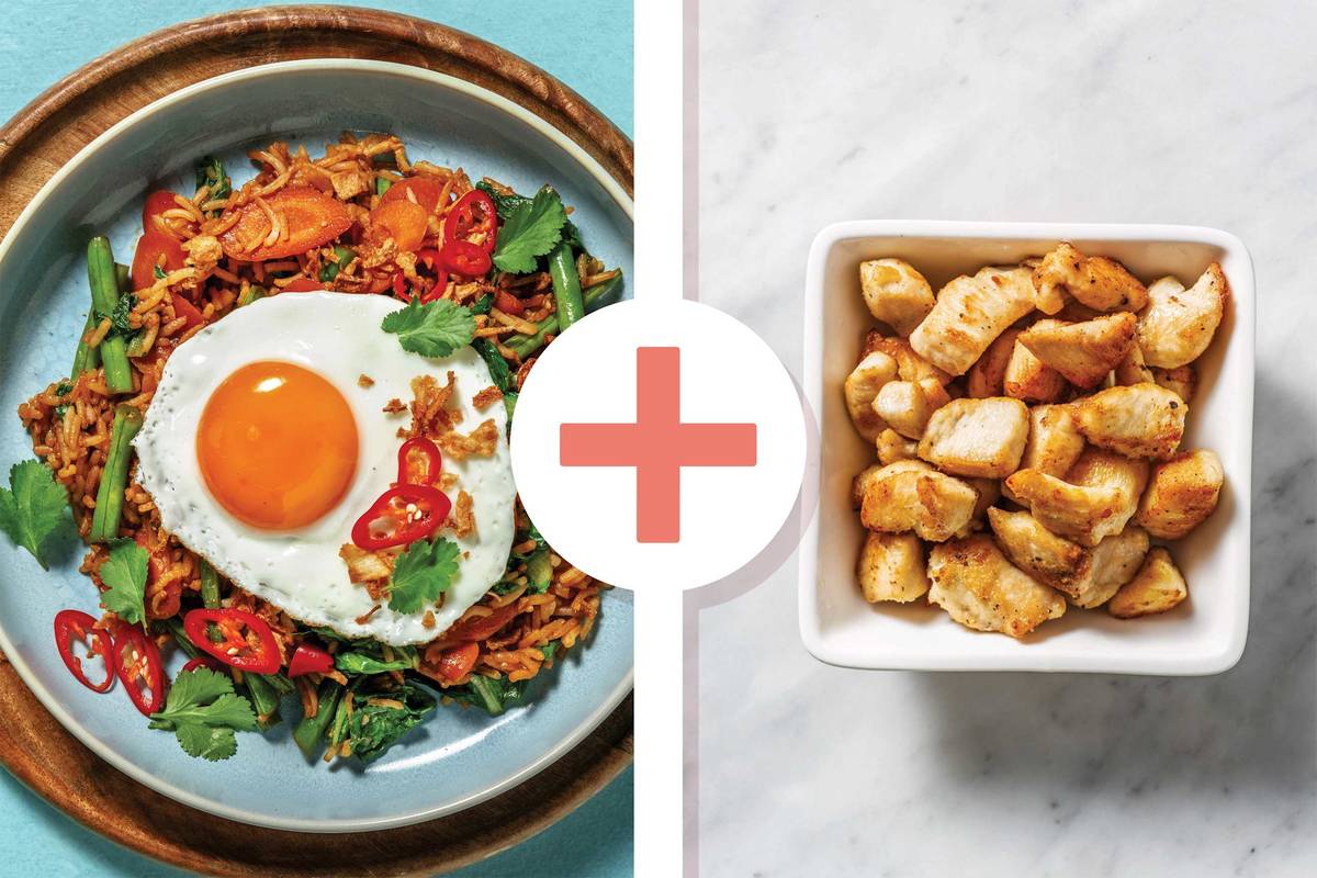 Sichuan-Style Chicken Fried Rice