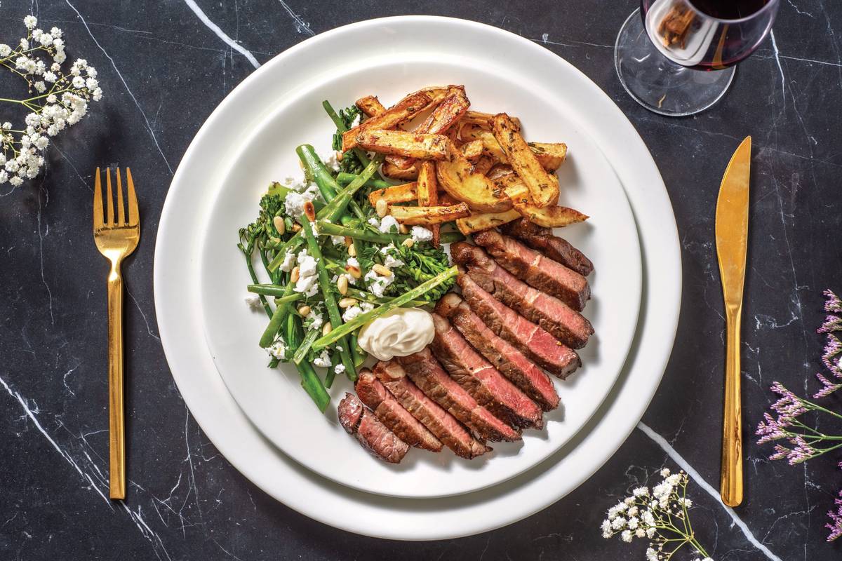 Beef Steak & Rosemary Fries 