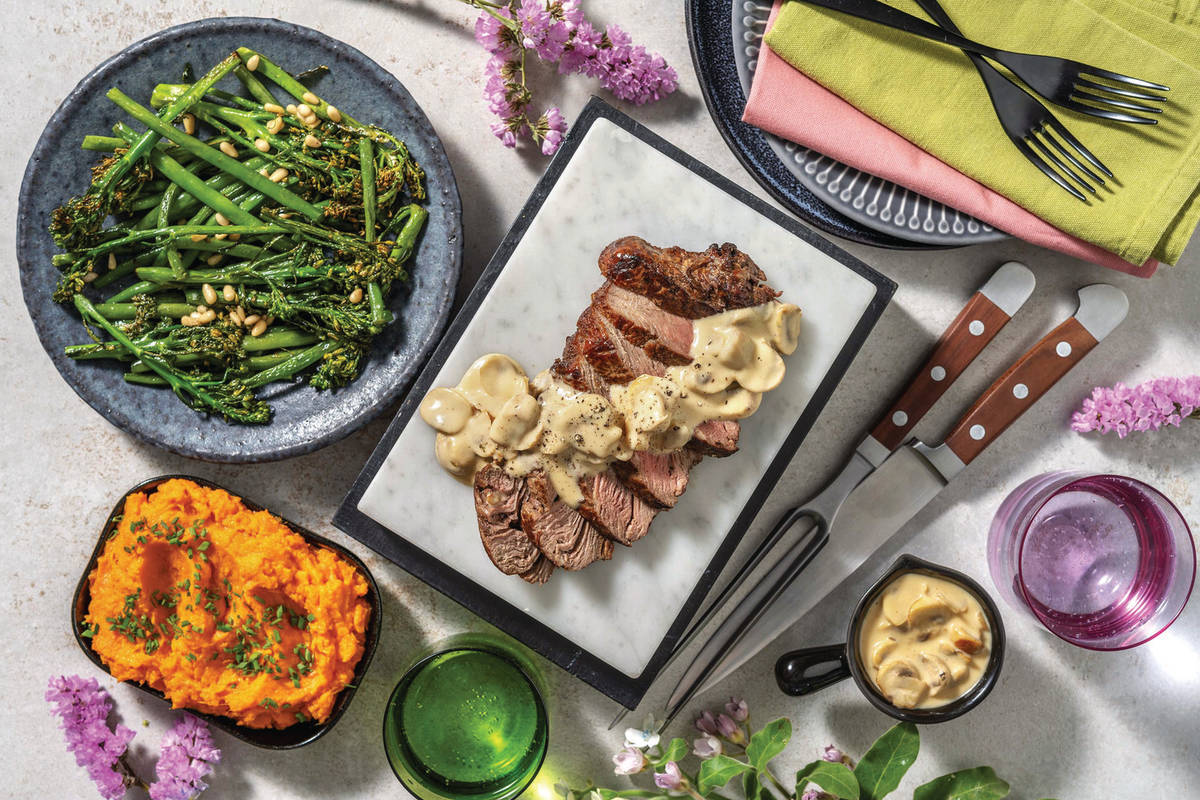 Sirloin Tip & Creamy Mushroom Sauce
