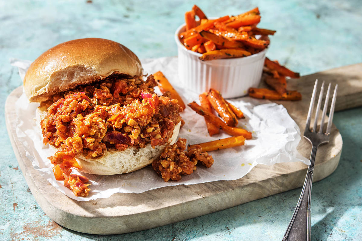 Sloppy Joe Tempeh Sandwich