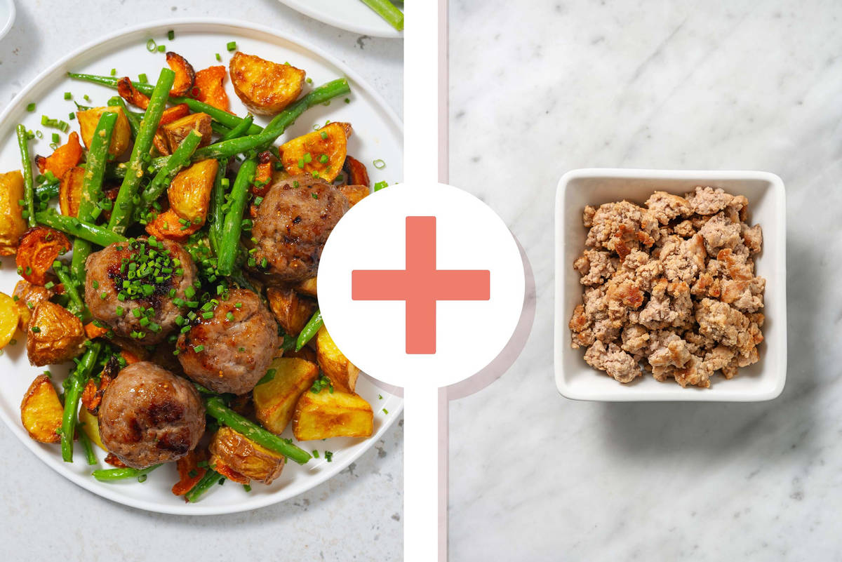 Smart Fig-Glazed Double Chicken Meatballs