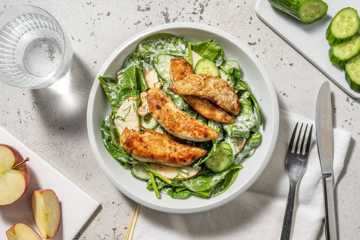 Smart Garlic Chicken Salad