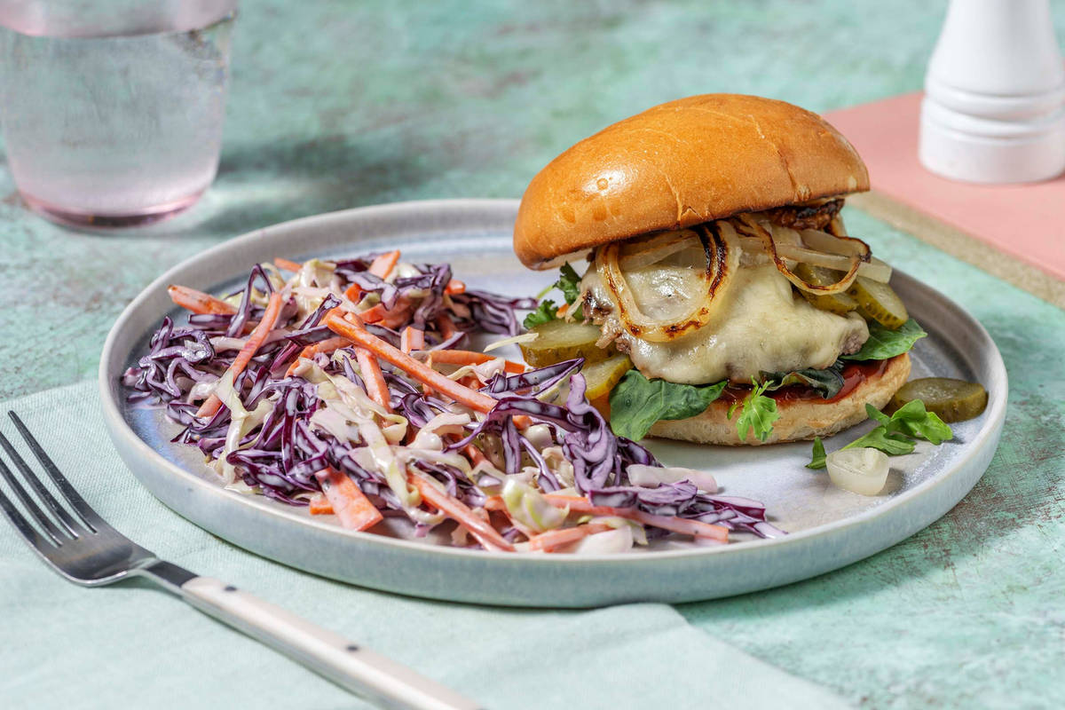 Grilled Smash Beef Burgers