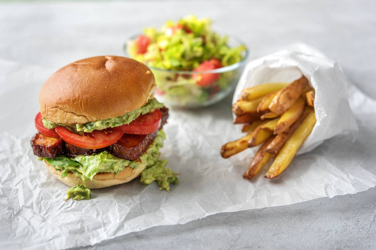 Smoked Tofu Burger