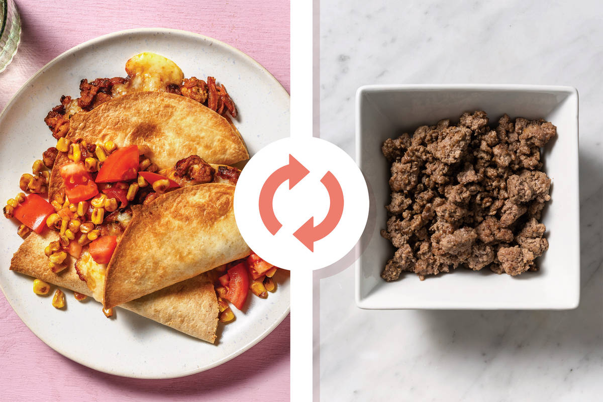 Smokey BBQ Beef Quesadillas