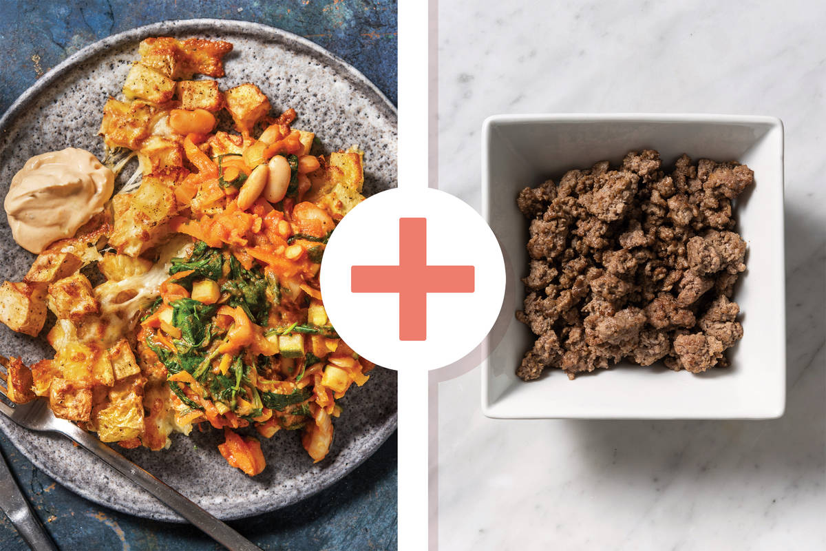 Smokey Beef & Bean Chilli & Cheesy Roast Potato