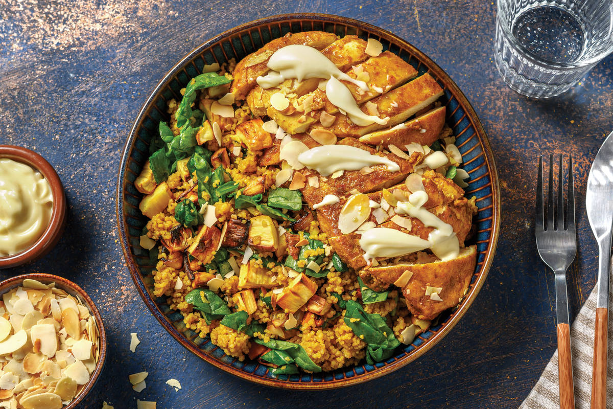 Creole Chicken & Roast Veggie Couscous