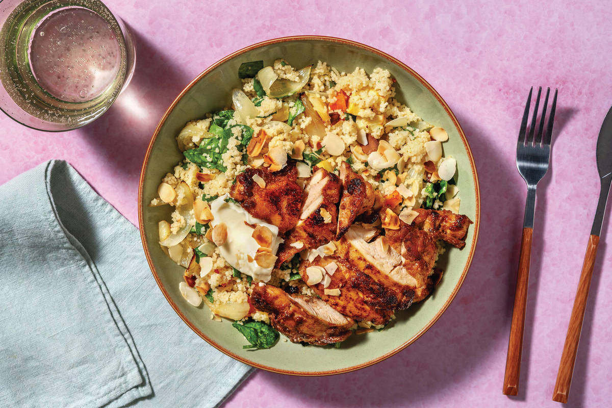 Creole Chicken & Roast Veggie Couscous