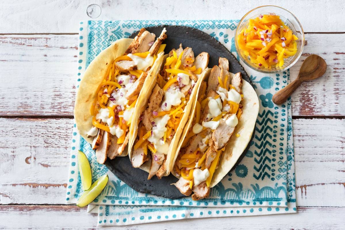 Smoky Adobo Chicken Tacos