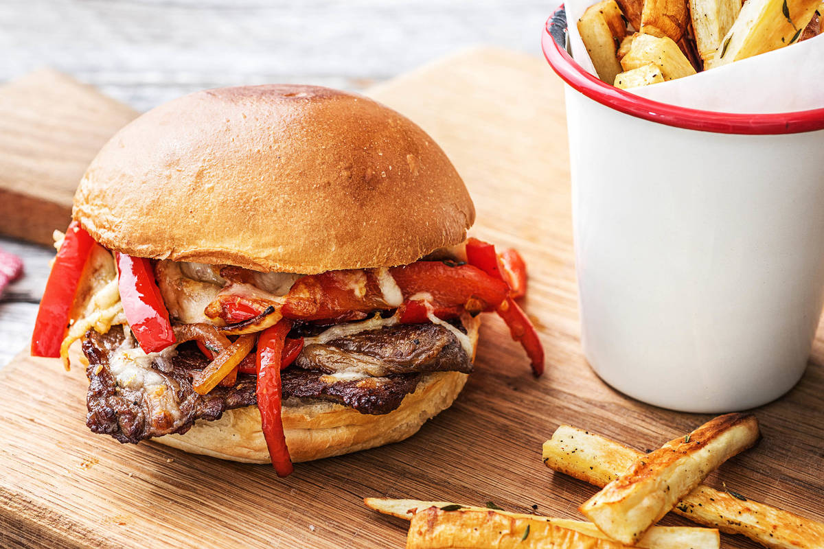 Sandwich de boeuf BBQ fumé