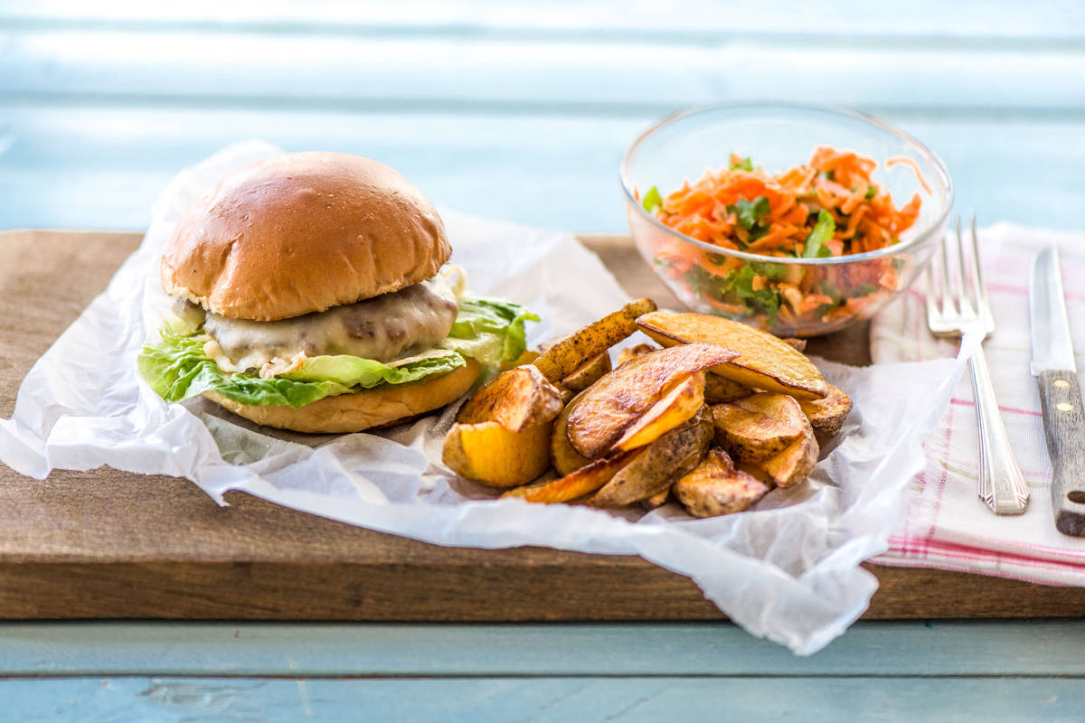 Smoky Homemade Hamburgers