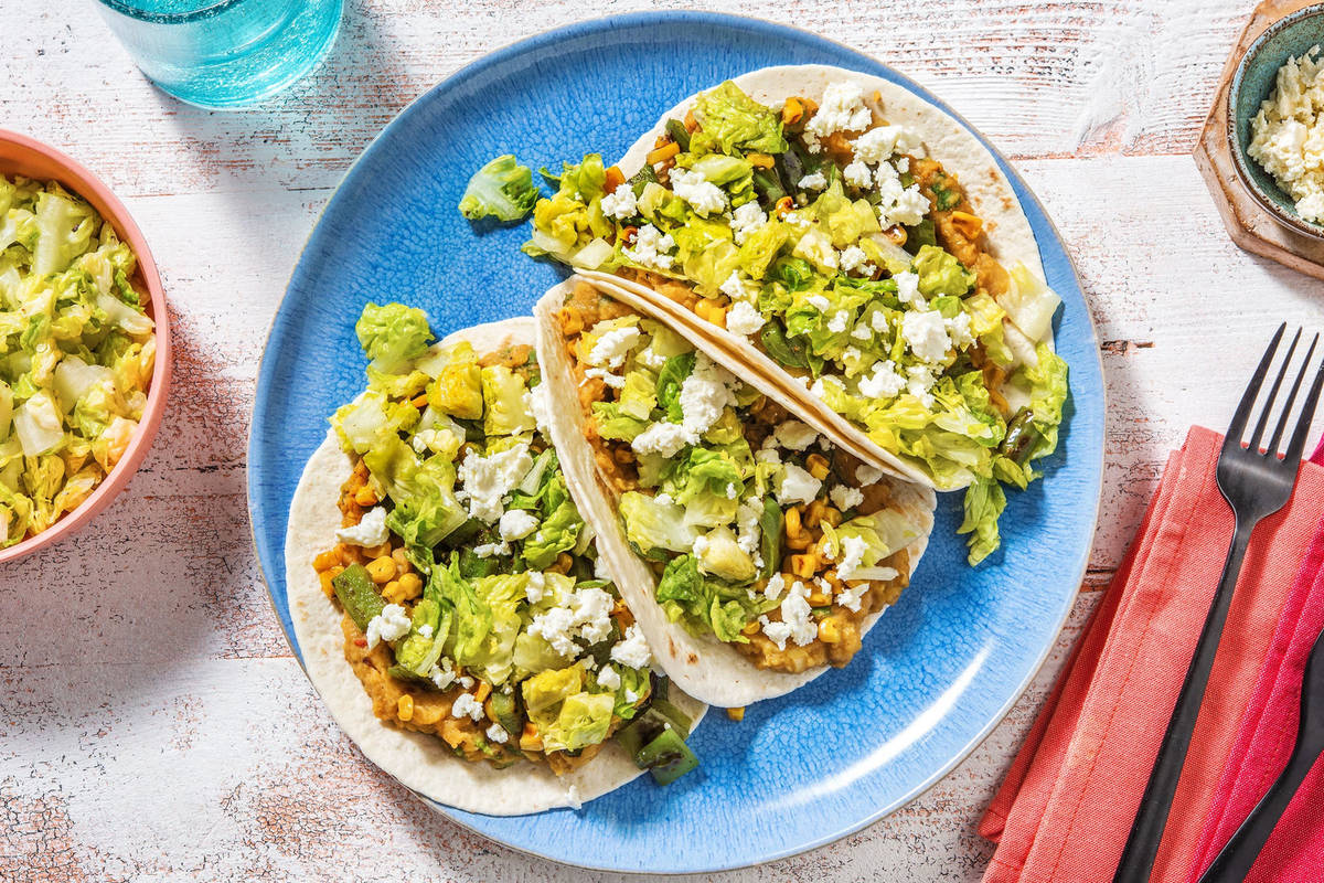 Tacos aux lentilles fumées