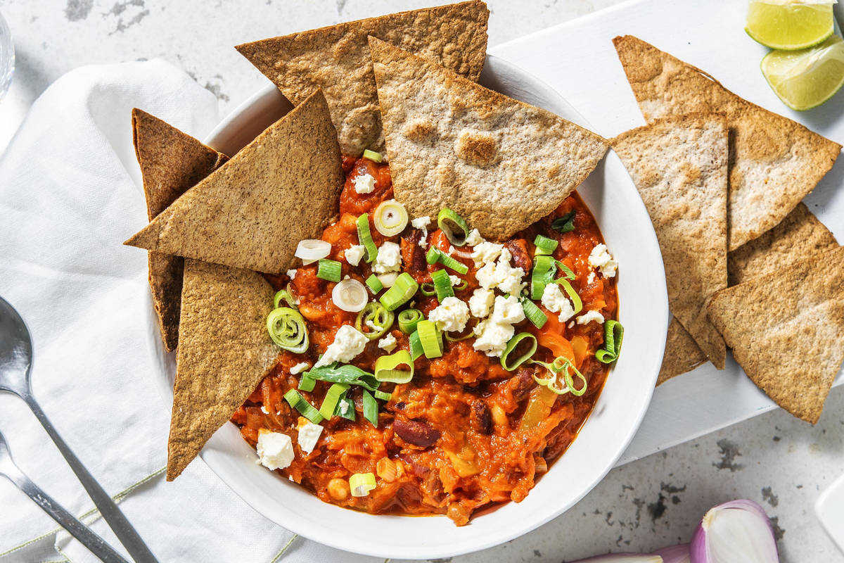 Smoky Mexican Style Chorizo Bean Stew